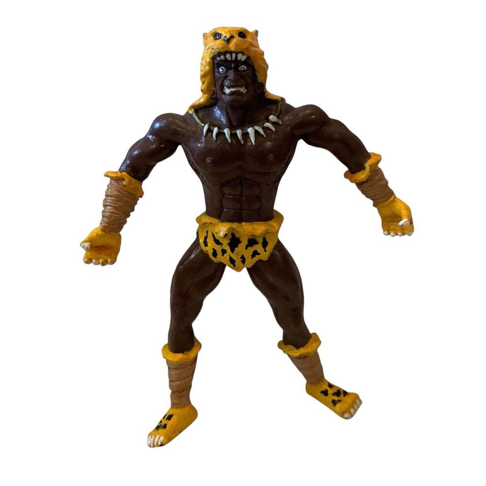 Tarzan Lord of the Jungle Leopard Man Bendable Action Figure 4.75”